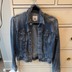 AG Adriano Goldschmied Denim Jacket XS | Classic Blue Jean Jacket